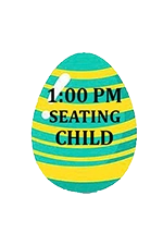 Easter Buffet 1:00 Child