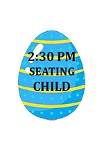 Easter Buffet 2:30 Child