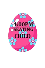Easter Buffet 4:00 Child